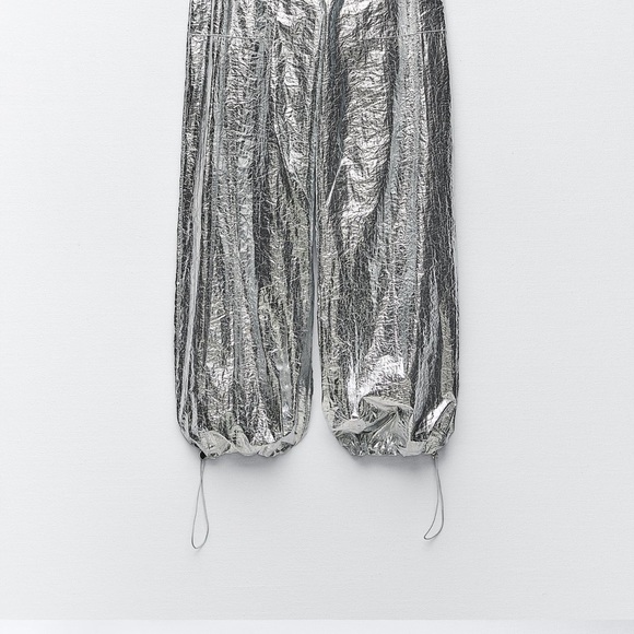 ZARA Silver pant - Picture 3 of 4